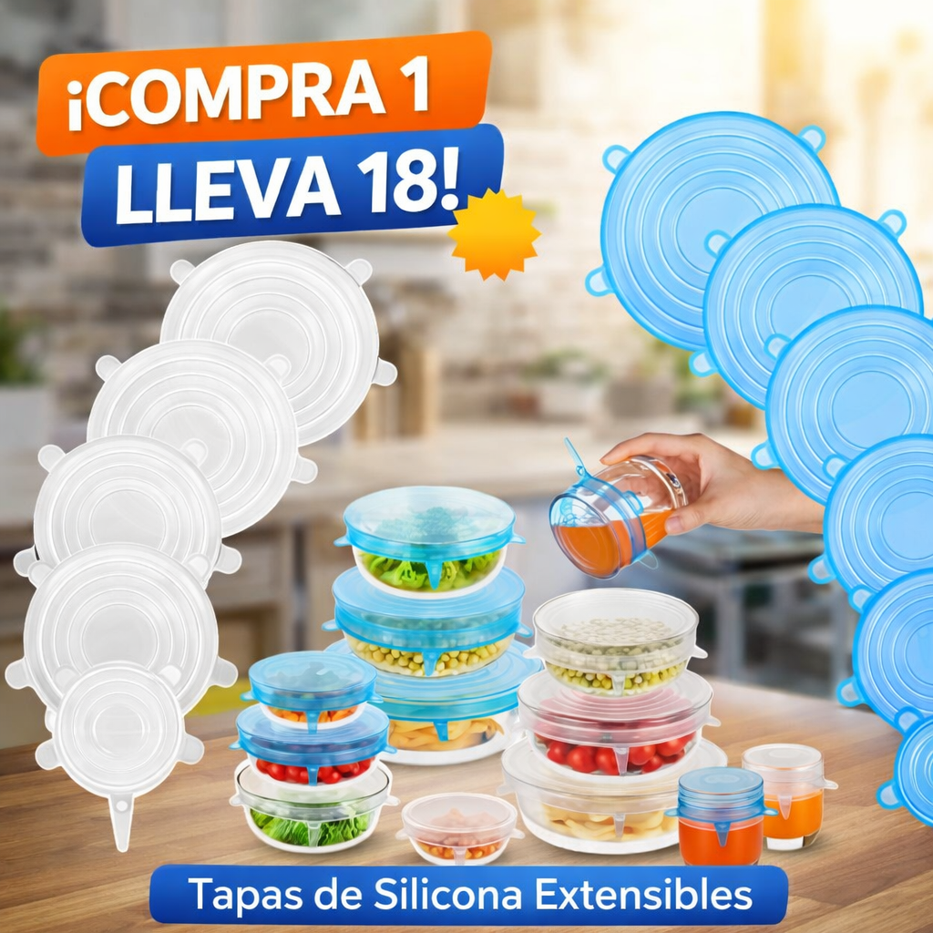 🔥 ¡OFERTA ACTIVA HOY! 18 Tapas Flex™ + 2 Regalos GRATIS 🎁